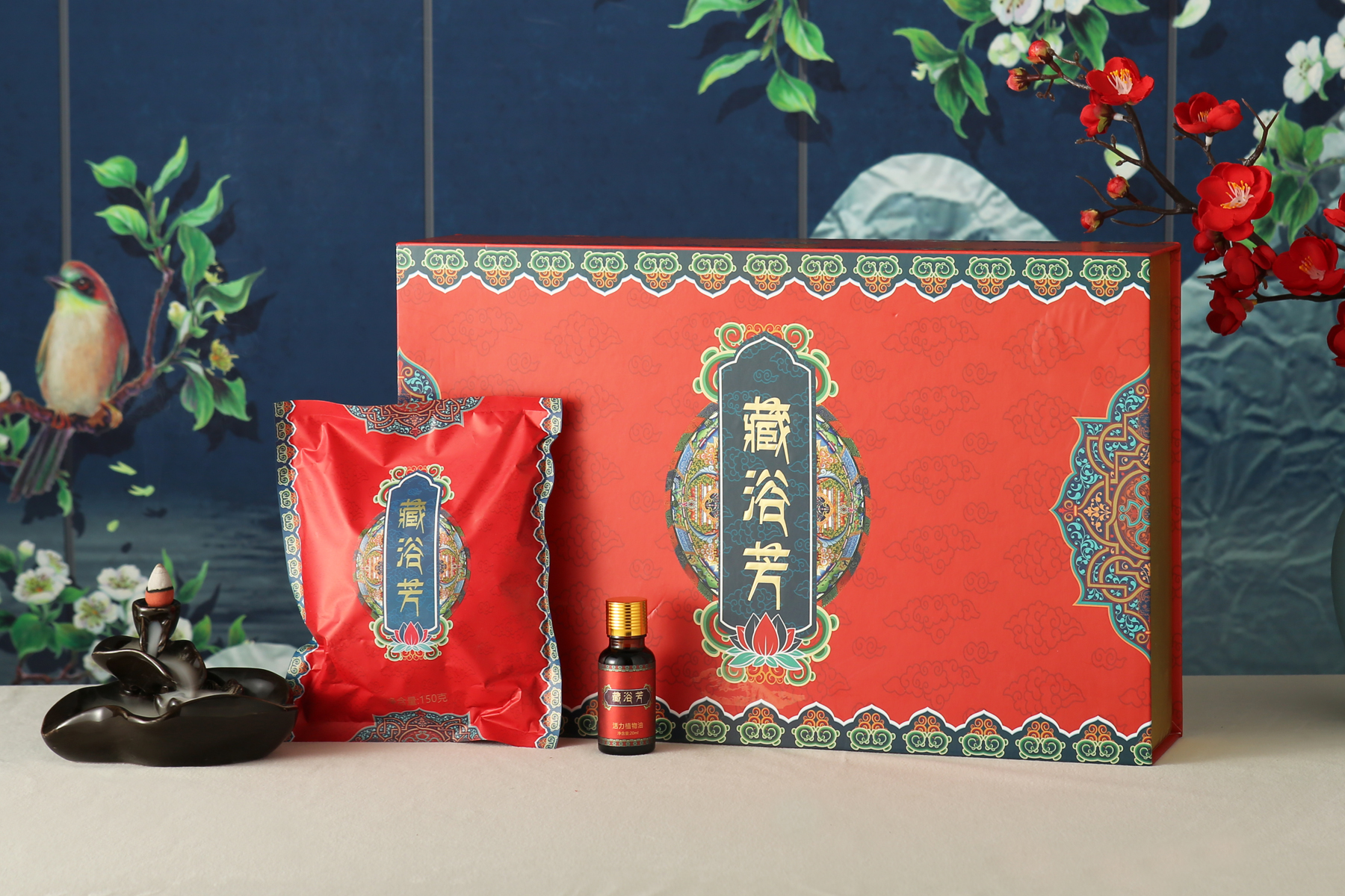 藏浴芳润肤泡浴粉